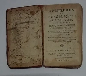 60700 Francois De Salignac - Les Aventures de Telemaque, fils d'Ulysse - 1793 - Bild 1 von 1