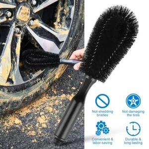 Car Wheel Cleaning Brush - Efficient Hub & Rim Scrubber for Flawless Results USA - Picture 1 of 13