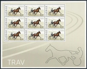 SUECIA. 2011. 54 Kr. Deportes ecuestres. VF MNH (SS20) - Imagen 1 de 1