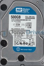 WD5000AAKB-00H8A0, DCM HHRNNTJMHB, Western Digital 500GB IDE 3.5 Hard Drive