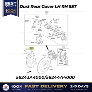 ⭐Genuine⭐ Dust Rear Cover LH RH SET for Kia Rondo - Picture 1 of 1