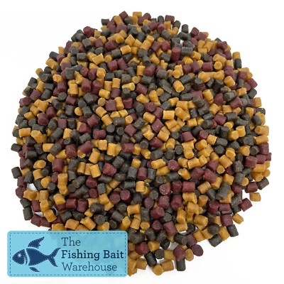 Mixed Pellets 4mm, 1kg, 2kg, 5kg, Carp Fishing Pellets, Halibut, Tench FREE P&P - Image 1 of 2