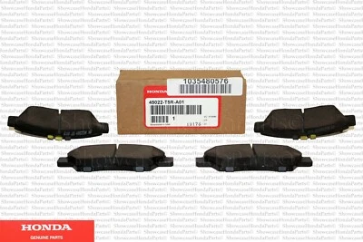 Kit de pastilhas de freio dianteiro genuíno Honda OEM compatível com: ajuste 2015-2017 (almofadas, graxa, calços) - Imagem 1 de 2