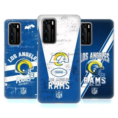 FUNDA DE GEL SUAVE OFICIAL DE GEL ARTE CON LOGOTIPO DE LOS ANGELES RAMS DE LA NFL PARA TELÉFONOS HUAWEI. Foto 1 de 4