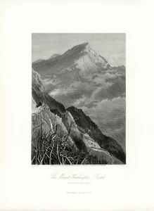 "The Mount Washington Road" 1874 Engraving - Picture 1 of 3