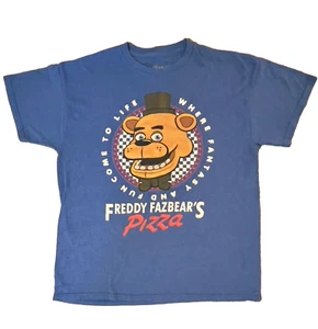 FIVE NIGHTS AT FREDDY'S FREDDY FAZBEAR'S PIZZA TSHIRT TEE YOUTH XL PREOWNED - Bild 1 von 5