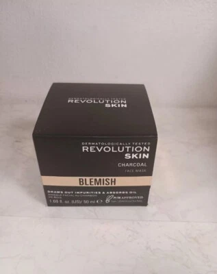 Revolution Skin Charcoal & Glycolic Acid Face Mask For  Blemishes - Image 1 of 4