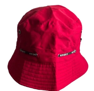 Cappello a secchiello passeggio pesca outdoor cappello estivo -Uni Sex 58 cm (regolabile) - Foto 1 di 5