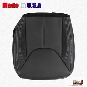 2013 - 2017 For Jeep Wrangler Rubicon Driver Bottom Genuine Leather Cover Black - Picture 1 of 9