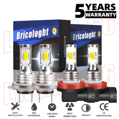 Faro LED bombillas altas bajas para Chevrolet Malibu LT sedán 4 puertas 2013 2014 2015 Foto 1 de 4