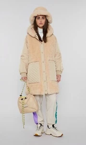 $598 NWT OOF Vanilla 9128 Coat Mid-Length Parka COZY SHERPA Tuckernuck 38 XS - Picture 1 of 17
