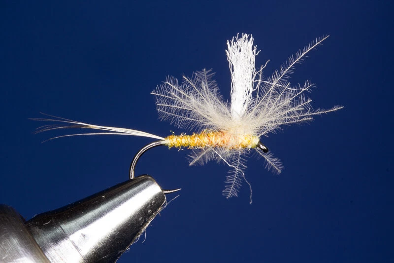 Fliegentom Trockenfliege - 3 Stück Sulphur CDC Parachute - Bild 1 von 1