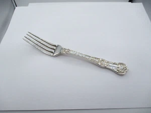 Tiffany sterling European size lunch fork English King pattern! No mono! HEAVY! - Picture 1 of 3