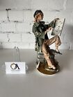 Superb Capodimonte Porcelain Sculpture of an Artist,  L’ Abbozzo (The Sketch)