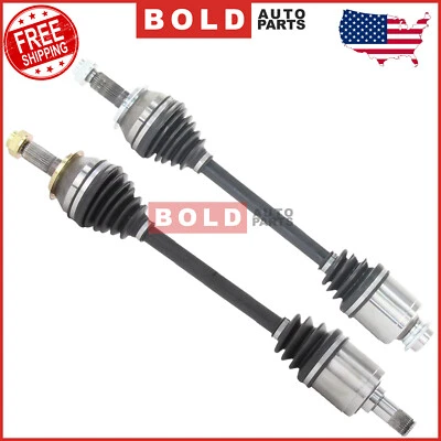 Front CV Joint Axle Shafts Assemblies Set of 2 TrakMotive For Honda CR-V 4WD FWD - Image 1 of 4