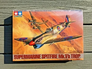 TAMIYA 1/48 WW II BRITISH SUPERMARINE SPITFIRE MK. VB TROPICAL MODEL # 61035 F/S - Picture 1 of 8