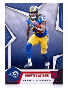 2019 Rookies & Stars Red #132 Darrell Henderson RC Los Angeles Rams - Picture 1 of 2