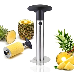 1 pieza de acero inoxidable piña cortadora de piña removedor de fruta cortador pelador - Imagen 1 de 9