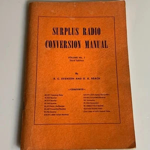 Surplus Radio conversion Manual Volume primo. Evenson e Beach - Imagen 1 de 6