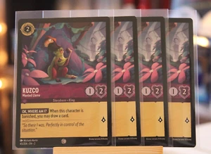 Disney Lorcana Play Set - Kuzco Wanted Llama - 45/204 NM+ NON-Foil x4 Cards - Picture 1 of 1