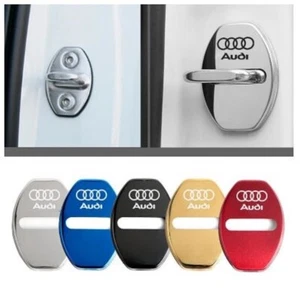 4 Pcs Audi Logo Car Door Lock Cover Protective Buckle fits A3 A4 A5 A6 Q3 Q7 S6 - Bild 1 von 19