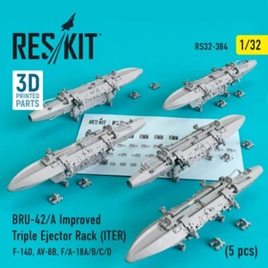 ResKit 1/32 BRU-42/A mejorado triple eyector rack (ITER) (5 piezas) RS32-0384 - Imagen 1 de 1
