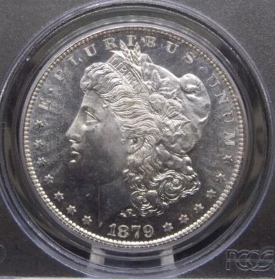 1879 "S" Morgan SILVER Dollar $1 PCGS MS64 PL #147 *PROOF LIKE* OGH Green ECC&C - Image 1 of 4