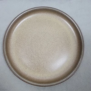 VTG Denby Romany 8" Salad Luncheon Plate England Brown Stoneware #c FREE SHIP - Picture 1 of 5