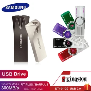 UDisk Kingston DT101 USB2.0 Samsung Barplus USB 3.1 Flash Drive Memory Stick Lot - Picture 1 of 11