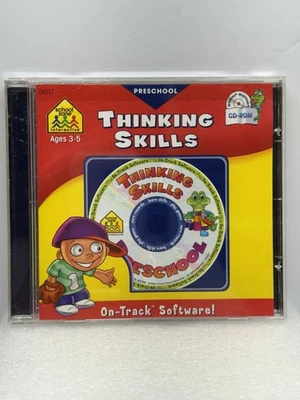 Thinking Skills  Preschool PC CD Rom On Track Software Scholastic - Image 1 of 4