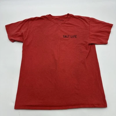 Camiseta Salt Life Live Salty Jóvenes Niños L Roja Estampado Gráfico Logo ..#34875 Foto 1 de 4
