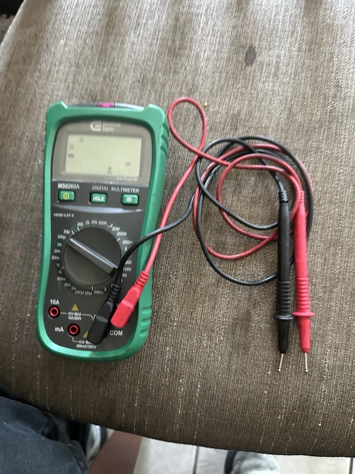 Multímetro digital elétrico comercial LCD portátil MS8260A - Imagem 1 de 4