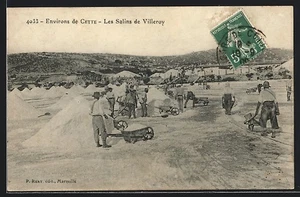 CPA Cette, les Salins de Villeroy - Photo 1/2