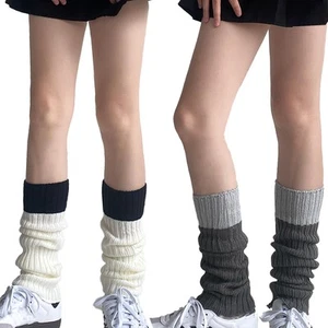 2 Pairs Women's Leg Warmers Knit Leg Warmers 80s Leg Sleeves for Women Clothi... - Picture 1 of 7