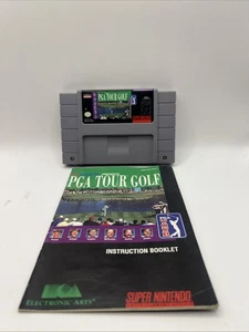 EA Sports PGA Tour Golf - Super Nintendo SNES- Tested Working With Manual - Picture 1 of 4
