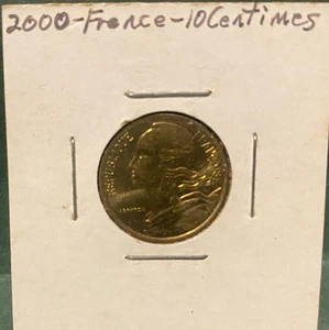 FRANCE, 2000, 10 Centimes, coin, circulated - Picture 1 of 4