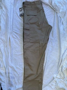 Rothco 7901 Men's Khaki BDU Pants Size XL R Waist 39-43” Inseam 29.5-32.5” New - Picture 1 of 5
