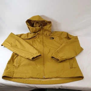 The North Face Herren Dryvent wasserdichte Jacke mit Kapuze gelb durchgehender Reißverschluss Größe Large  - Bild 1 von 21
