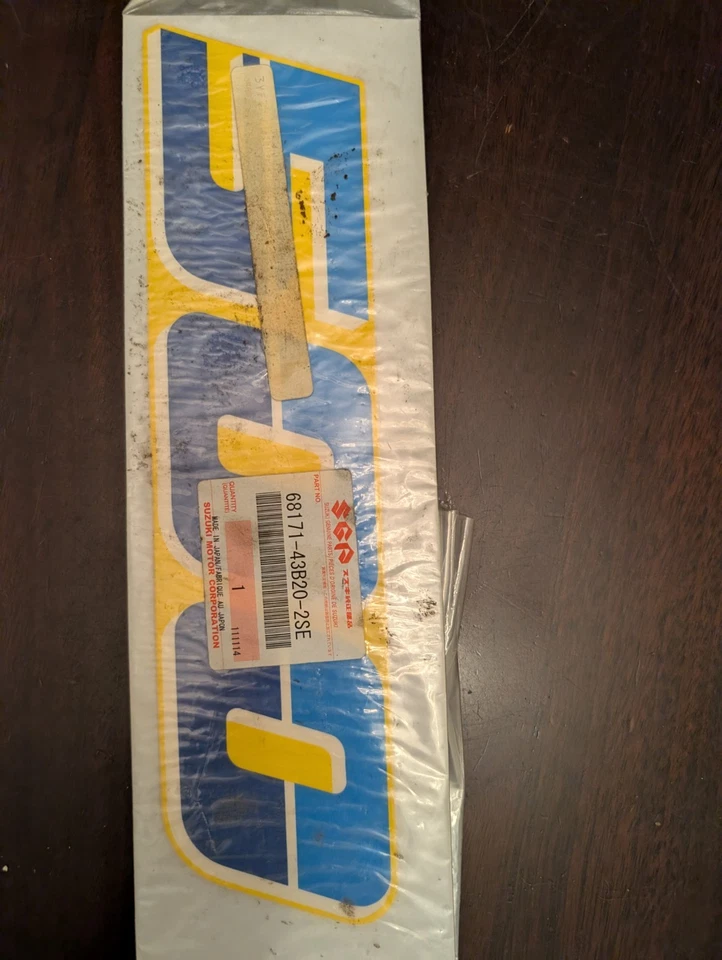 Calcomanía Quadracer 1989 NOS LT500R, LT500 500 QUADZILLA guardabarros  Foto 1 de 1