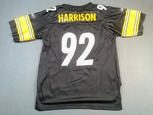James Harrison Jersey Pittsburgh Steelers Black Home Jersey Youth L 14-16 Box Y - Picture 1 of 7