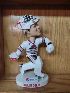 Collin Delia Rockford Icehogs Chicago Blackhawks SGA Wackelkopf ohne Stick  - Bild 1 von 7
