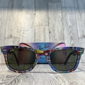 Ray-Ban Wayfarer RB2140 1135 Sunglasses Special Series #10 Multicolor Italy Made - Picture 1 of 24