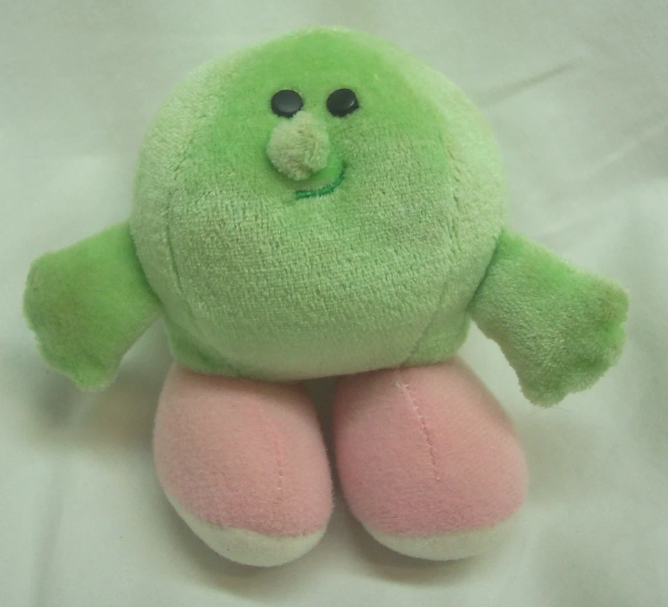 Vintage AVON Somersaults Pals BABY GIRL PEA 4" Plush STUFFED ANIMAL Toy - Image 1 of 3
