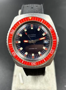Cimes automatic vintage automatic jumbo diver watch bakelite bezel - Imagen 1 de 7