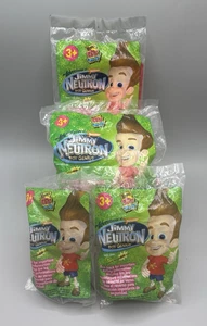 Lot of 4 Jimmy Neutron Boy Genius Wendy's Meal Toys Brand New Unopened - Imagen 1 de 9