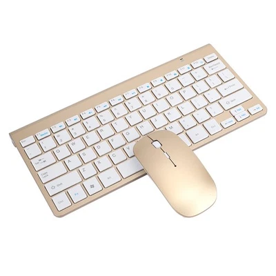 Wireless Keyboard Mouse Set Ultra Thin Mute Mini Home Office Computer - Image 1 of 4
