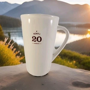 2010 Starbucks Venti 20 Unzen Keramik Kaffee Tee Becher Tasse - Bild 1 von 9