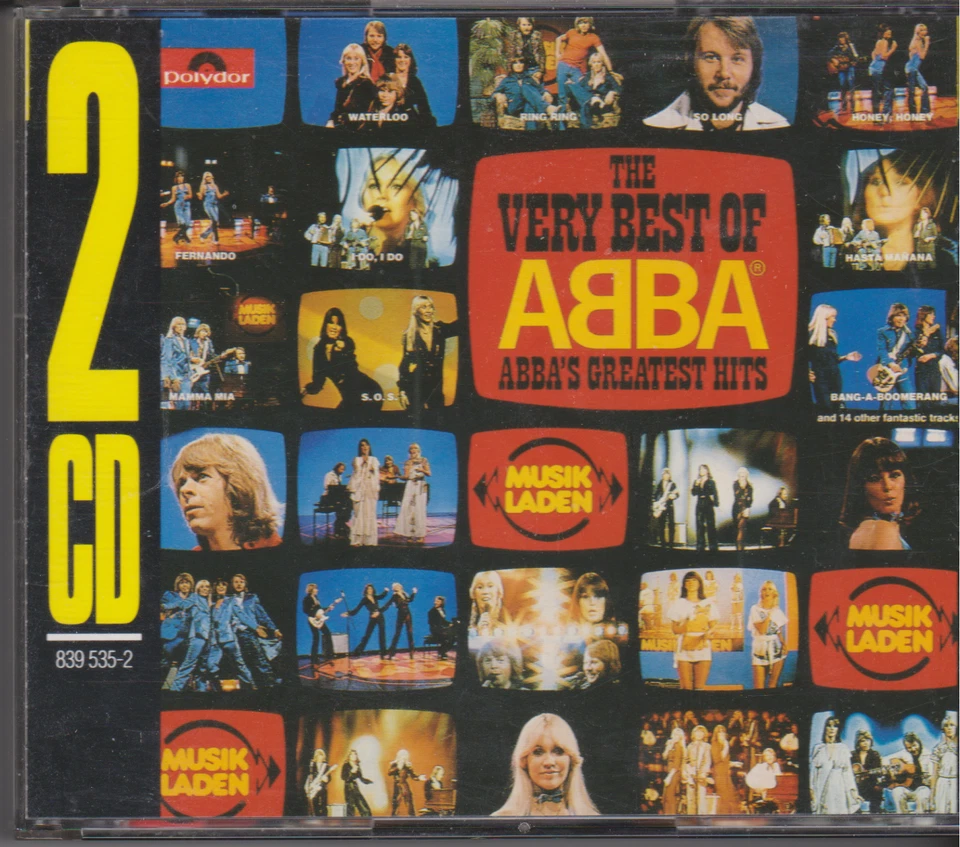 ABBA RARE DOPPEL CD THE VERY BEST OF ABBA ( MUSIKLADEN ) POLYDOR 839535-2 - Bild 1 von 3