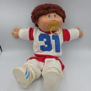 Cabbage Patch 1982 bambola bambino ragazzo Xavier Roberts firmata Coleco occhi marroni - Foto 1 di 11