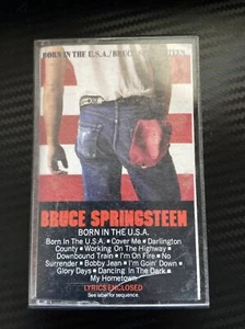 Bruce Springsteen Cassette Tape Born In The USA - Picture 1 of 2